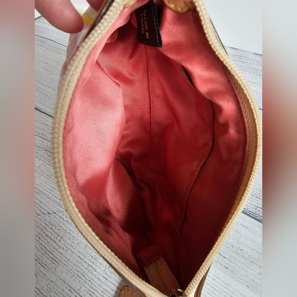 Coach Vintage Leah Signature Op Art Muti-color CC Shopper Tote #13142 & Wristlet - Picture 14 of 16